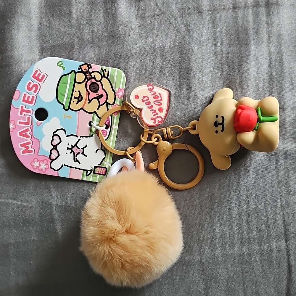 Maltese Keychain